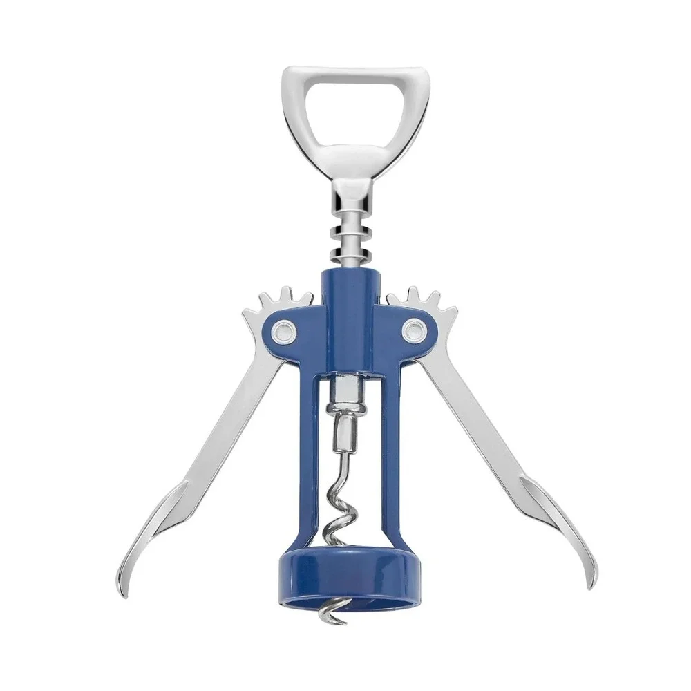 Blue Wing Corkscrew Wine Opener and Bottle Opener Zinc Alloy Bar Tool NEW